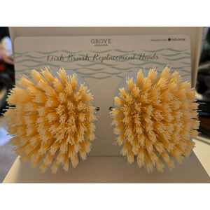 Grove Dish Brush Replacement Head 2 Pack 853269006487 REPLACEMENT ONLY